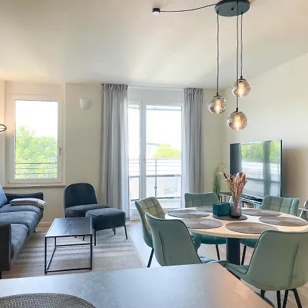 E&k Living - 6 Pers - Design - Fair - Congress - Parking Apartment Augsburg