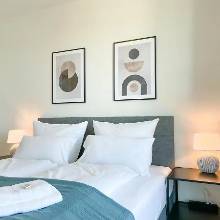 Apartment E&k Living - 6 Pers - Design - Fair - Congress - Parking Augsburg