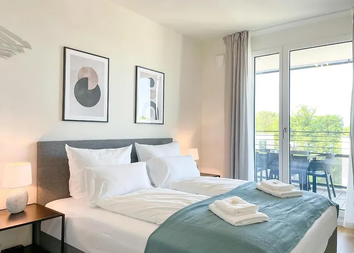 Apartmán Uniqe- 6 Pers - Design - Fair - Sky-tv - Parking Augsburg