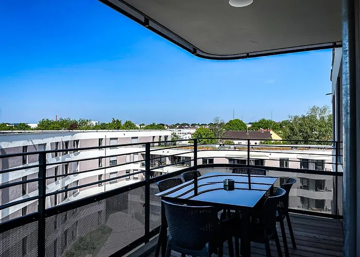 公寓 Uniqe- 6 Pers - Design - Fair - Sky-tv - Parking 奥格斯堡