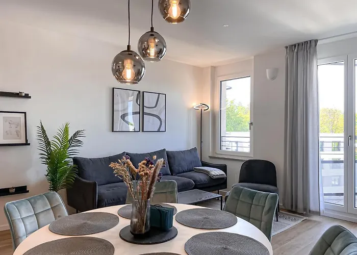 Uniqe- 6 Pers - Design - Fair - Sky-tv - Parking Apartmán Augsburg